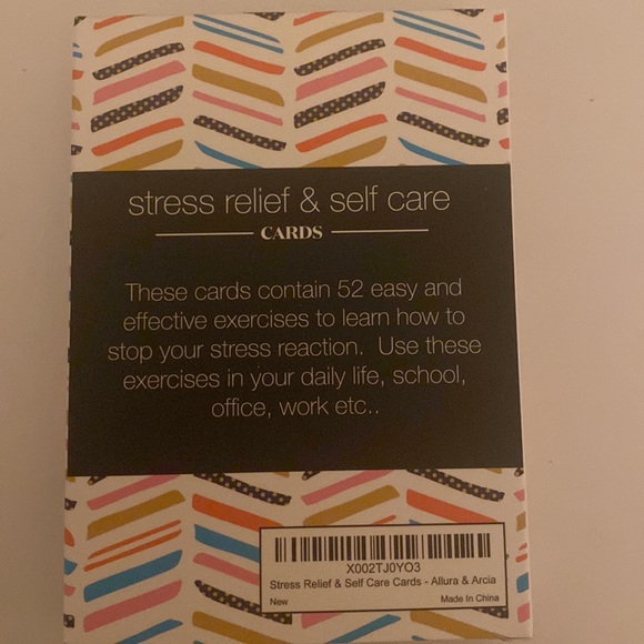 Stress Relief Self Care Cards (52 count) Brand New with Tags, Original box - Picture 2 of 4